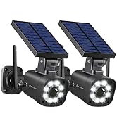 Techage SL669, Solar Battery Powered, Fake Security Camera, Dummy Cameras, Motion-Activated Flood...