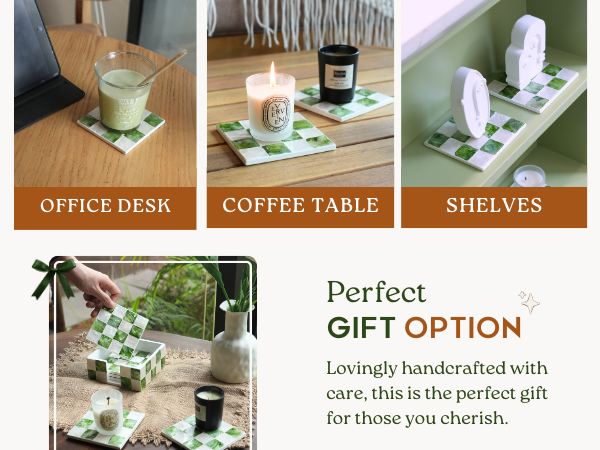 coasters decorative coasters drink coasters square coasters coaster set with holder