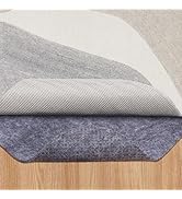 Non Slip Rug Pad, 1/4” Extra Thick Felt Under Rug, 5 x 7 Ft Rug Pad, Cushioned Carpet Padding for...
