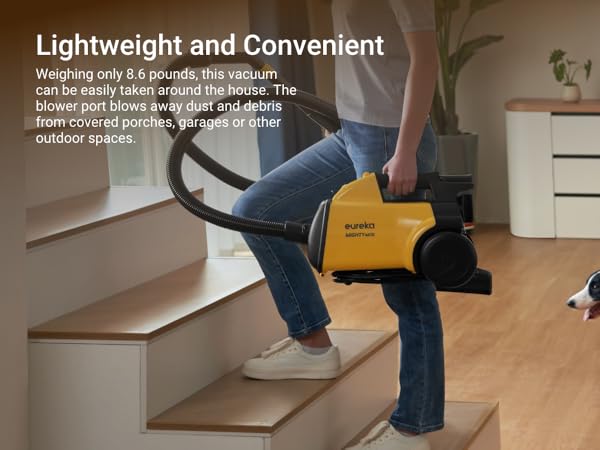 portable mightymite lightweight canister vacuum