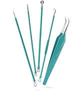 BEZOX Blackhead Remover Tool Kit - Pore Extractor Tools for Pimple, Acne, Blemish, Comedone, and ...