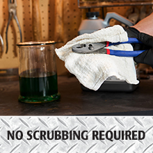 no scrubbing required tool in bath rust dissolver