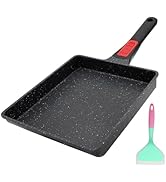 AIKENBBKK Japanese Omelette Pan Tamagoyaki Egg Pan, Omlet Pan Nonstick, Square Frying Pan Non Sti...