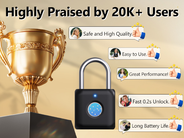 Fingerprint Padlock Smart Padlock