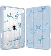 Tuiklol for iPad 10.2 case 2021 Gen 9th Release Built in Pencil Holder - Trifold Stand-Auto Wake/...