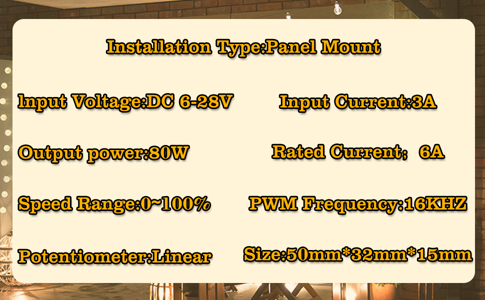 DC Motor Speed Controller PWM Speed Adjustable Reversible Switch