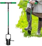 Altdorff 5-in-1 Lawn Plug Garden Tool, Updated Bulb Planter Long Handle for Digging, Weeding, Soi...