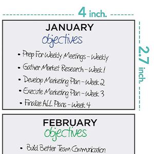 Reusable Yearly Calendar Giant Whiteboard Year Poster Laminated Jumbo Annual Office 12 Month