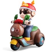 victob 360° Rotating Stunt Tricycle Electric Toy with Music & Lights, Fun Interactive Musical Toy...