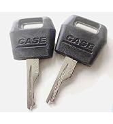 3Pcs Black Ignition Keys for Case Keys Heavy Equipment Replacement Key for Case IH Tractor Dozer ...