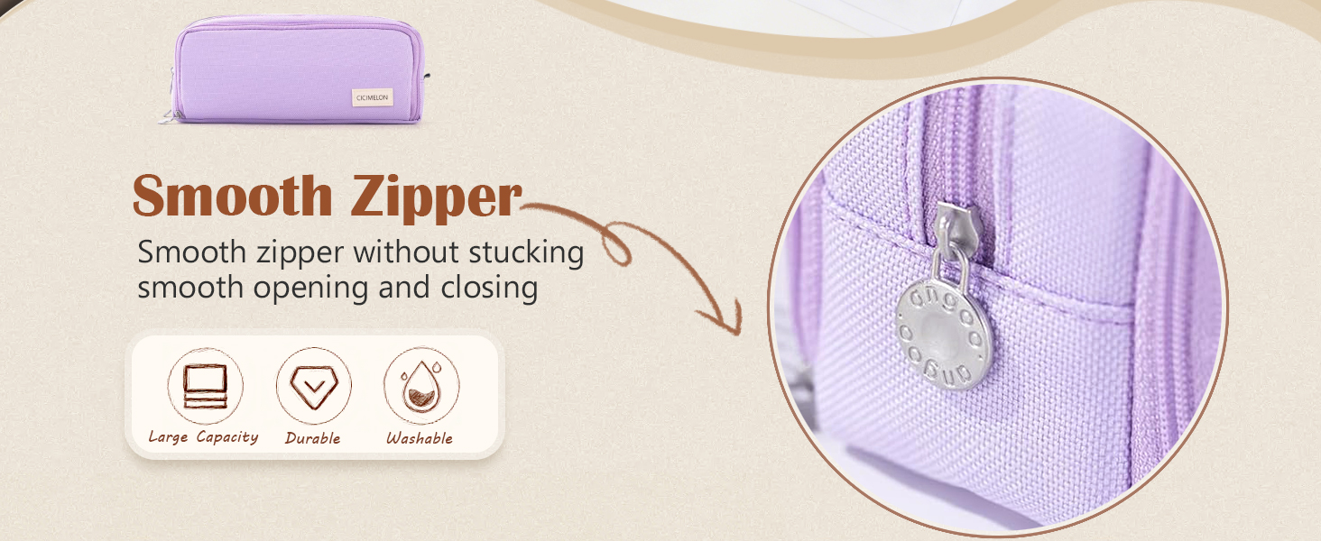 smooth zipper