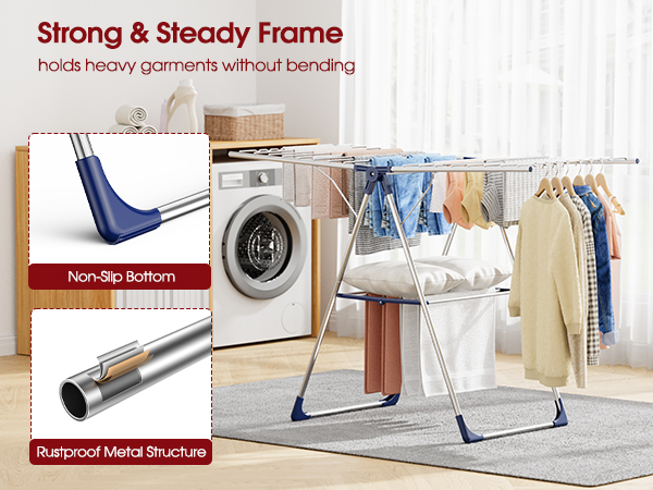 clothes drying rack