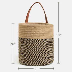 Goodpick 2pack Jute Rope Hanging Basket