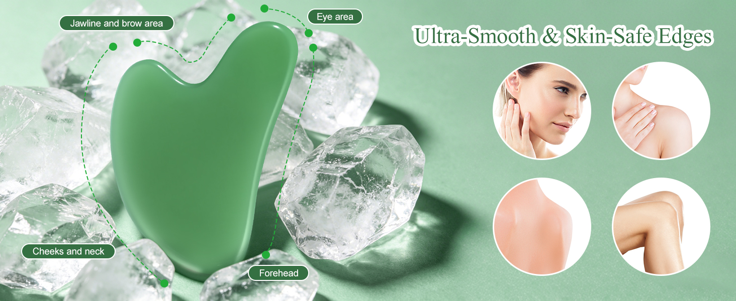 Gua Sha Facial Tools Face Massager for Skin Care, Reduce Wrinkles Puffiness Skin Care Tools