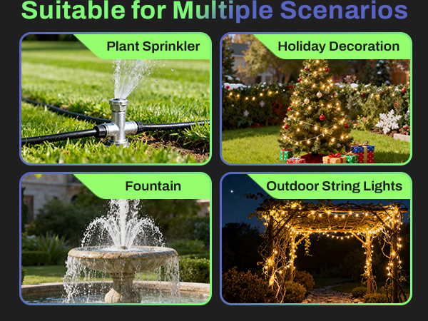 outdoor christmas timer