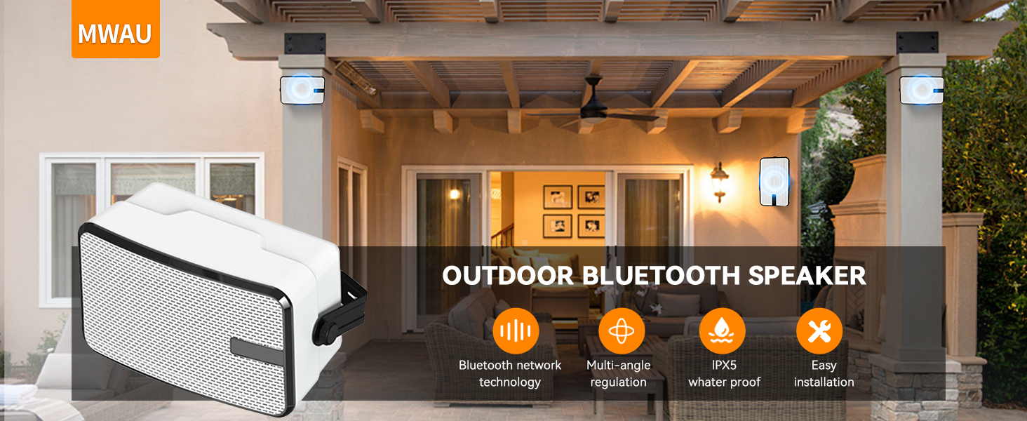 wireless speakers with bluetooth outdoor