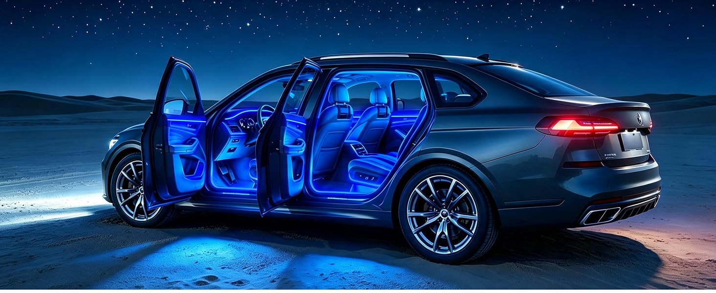 blue lights