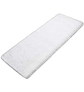Sheepping Bath Rug Runner White Absorbent Long Bath Mat for Bathroom - Washable Non Slip Bath Mat...