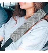 Soft Seat Belt Cover,2PCS Seat Belt Pad Cushions,Seatbelt Shoulder Strap Covers Protector to Rele...