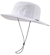 UVSAI UPF 50+ Bucket Sun Hat with Laser Perforated Mesh Cooling Adjustable Breathable Lightweight...