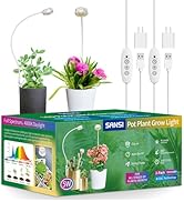 SANSI Grow Lights for Indoor Plants, Pot Clip LED Plant Lights for Indoor Growing, Full Spectrum,...
