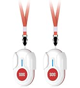 CallToU Wireless Call Buttons for Caregiver Pager and Calling System Waterproof Call Bell Nurse A...