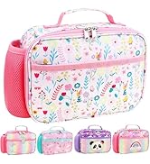 RHCPFOVR Kids Lunch Bag - Insulated Lunch Box for Boys Girls,Washable Lunch Bag and Reusable Todd...