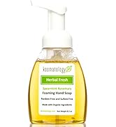 kosmatology Herbal Fresh (Spearmint-Rosemary) Organic Foaming Hand Soap | Moisturizing Hand Wash ...