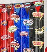Foil Fringe Curtains Backdrop Birthday Party Decorations