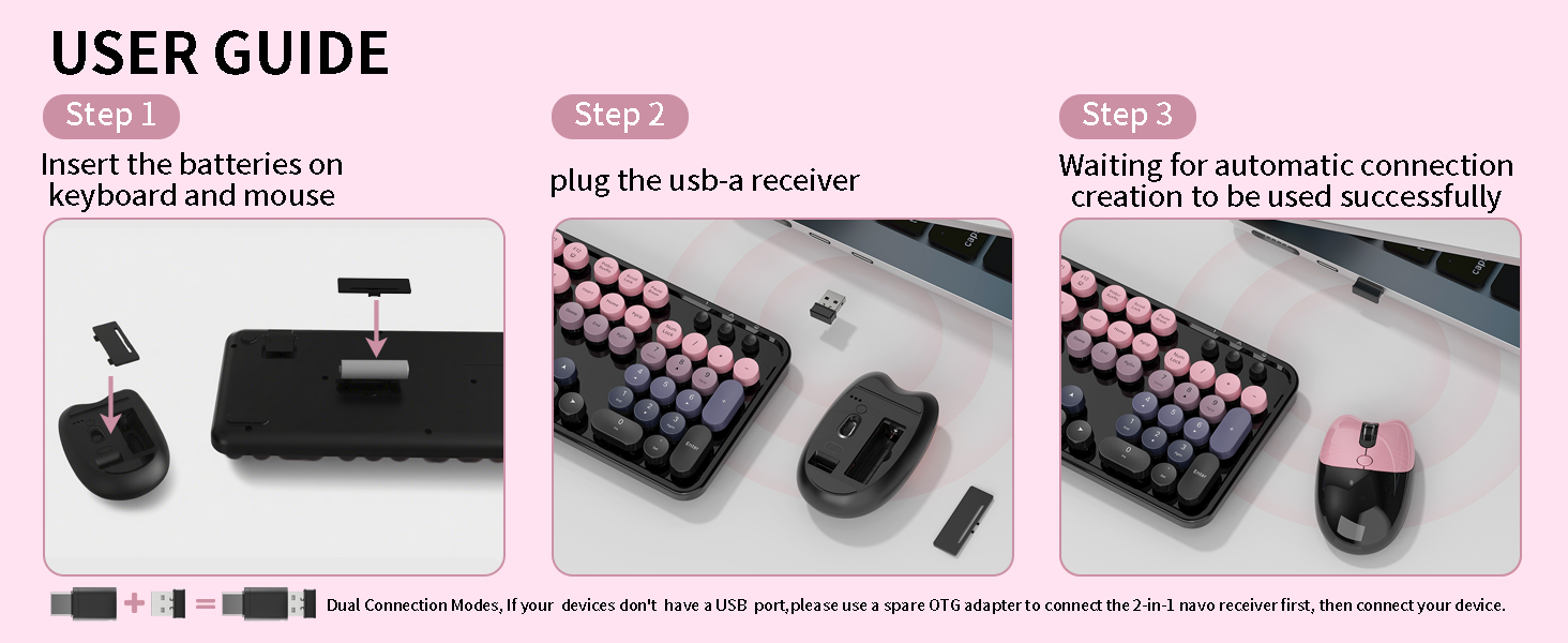 Wireless Keyboard and Mouse