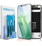 Screen Replacement for iPhone 13 Mini, 5.4 Inch Full HD LCD and Touch Digitizer Assembly Includes...