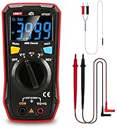 UNI-T Residential Multimeter Kit UT123T Digital Voltmeter Ohm Meter 4000 Counts Auto Ranging NCV ...
