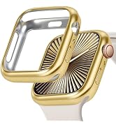 JR.DM 40mm Soft Flexible TPU Case Compatible for Apple Watch Series 6/5/4/SE Touchable Screen Lig...
