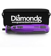 Diamondg Cordless Dog Nail Grinder with Quiet Sound & LED Tip for Large & Small Dogs, 4hrs. Runti...
