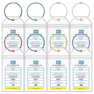 8 Colors NCL Cruise Luggage Tag Holders