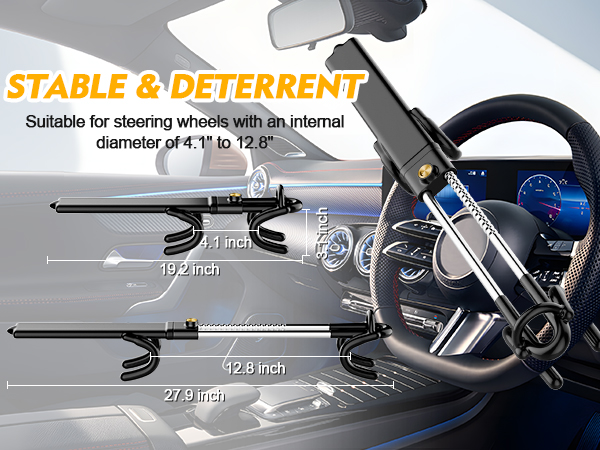 car steering wheel lock car lock car wheel lock the club steering wheel lock anti-theft device