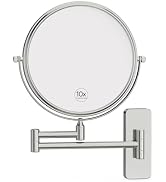 Nicesail Wall Magnifying Mirror Double-Sided, Make up Mirror for Bathroom Vanity Magnifying Wall ...