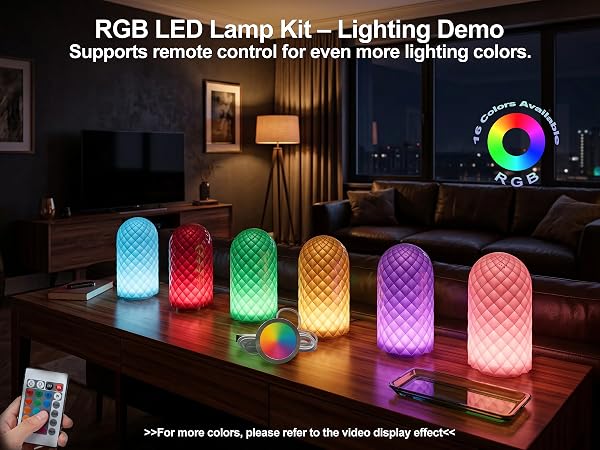 RGB LED Lamp Kit