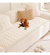 Mivnue Pet Couch Cover, Couch Covers for Dogs, Washable Dog Sofa Covers Couch Protector, Fuzzy No...