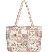 Sunwel Fashion Top Zipper Floral Quilted Bag Small Tote Bag for Women