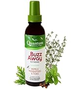 Quantum Health Buzz Away Extreme - DEET-free Insect Repellent, Essential Oil Bug Spray - Small Ch...