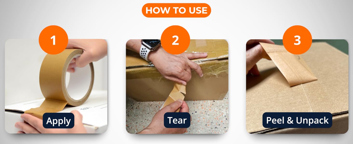 how to use moving packing tape for boxes