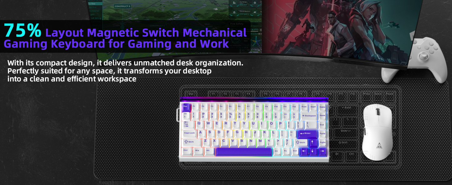 75% percent keyboard