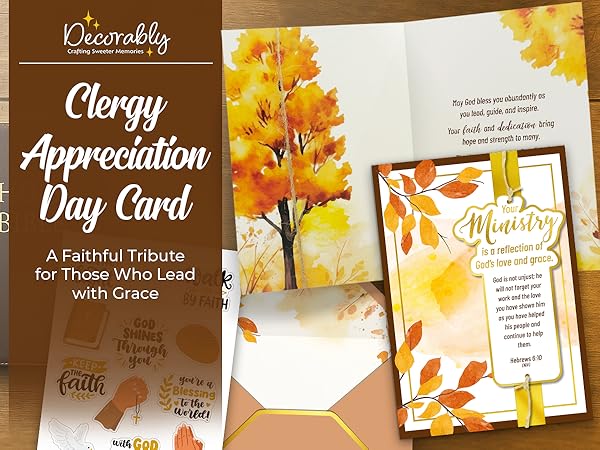 ministry appreciation boxed greeting cards, catholic priest appreciation cards
