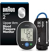 Braun ExactFit 2 Blood Pressure Monitors for Home Use - Accurate Blood Pressure Machine, Color-Co...