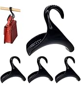 SEEBRIDER Purse Hanger, Purse Holder for Closet Black Backpack Hanger Hook for Organizer Storage ...
