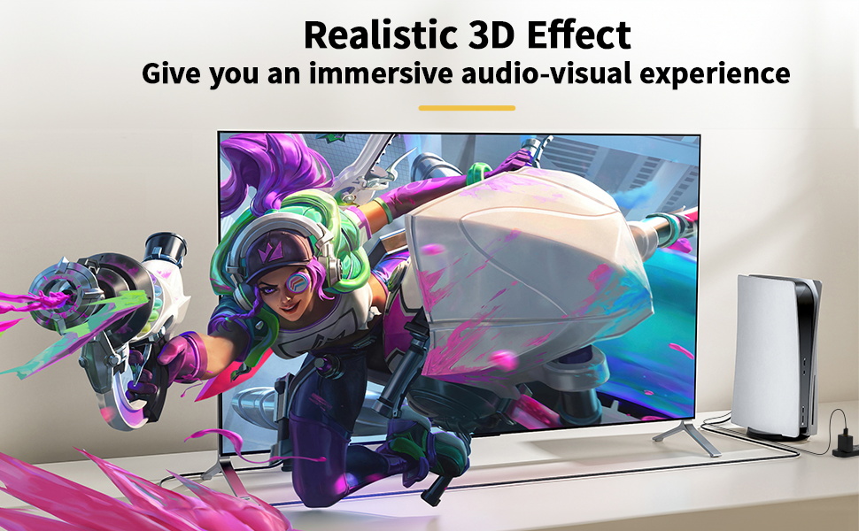 Active 4K HDMI to Displayport 1.2 Converter 6FT(1.8M) for PS3 PC DVD to Monitors with DP