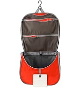 Sea to Summit Large Hanging Toiletry Bag, Travel Organizer for Men and Women, Spicy Orange