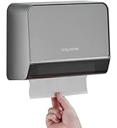 DUTYWORKS Paper Towel Dispenser Wall Mounted,Commercial Multifold Hand Towel Holder Napkin Dispen...