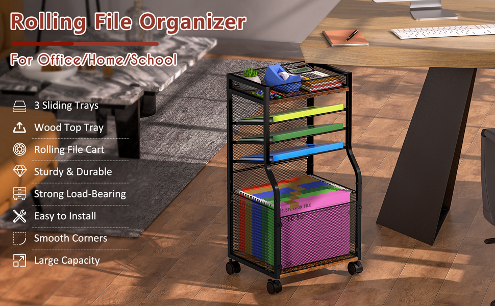 rolling file organizer
